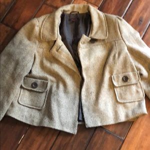 Brown tweed jacket
